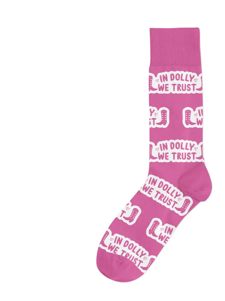 In Dolly We Trust Socks