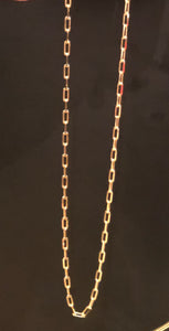 Paperclip Gold 18" Chain