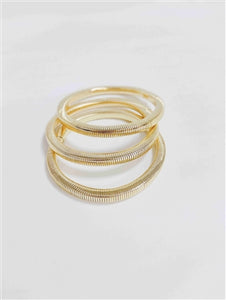 Set of 3 Wired Stretch Bracelets