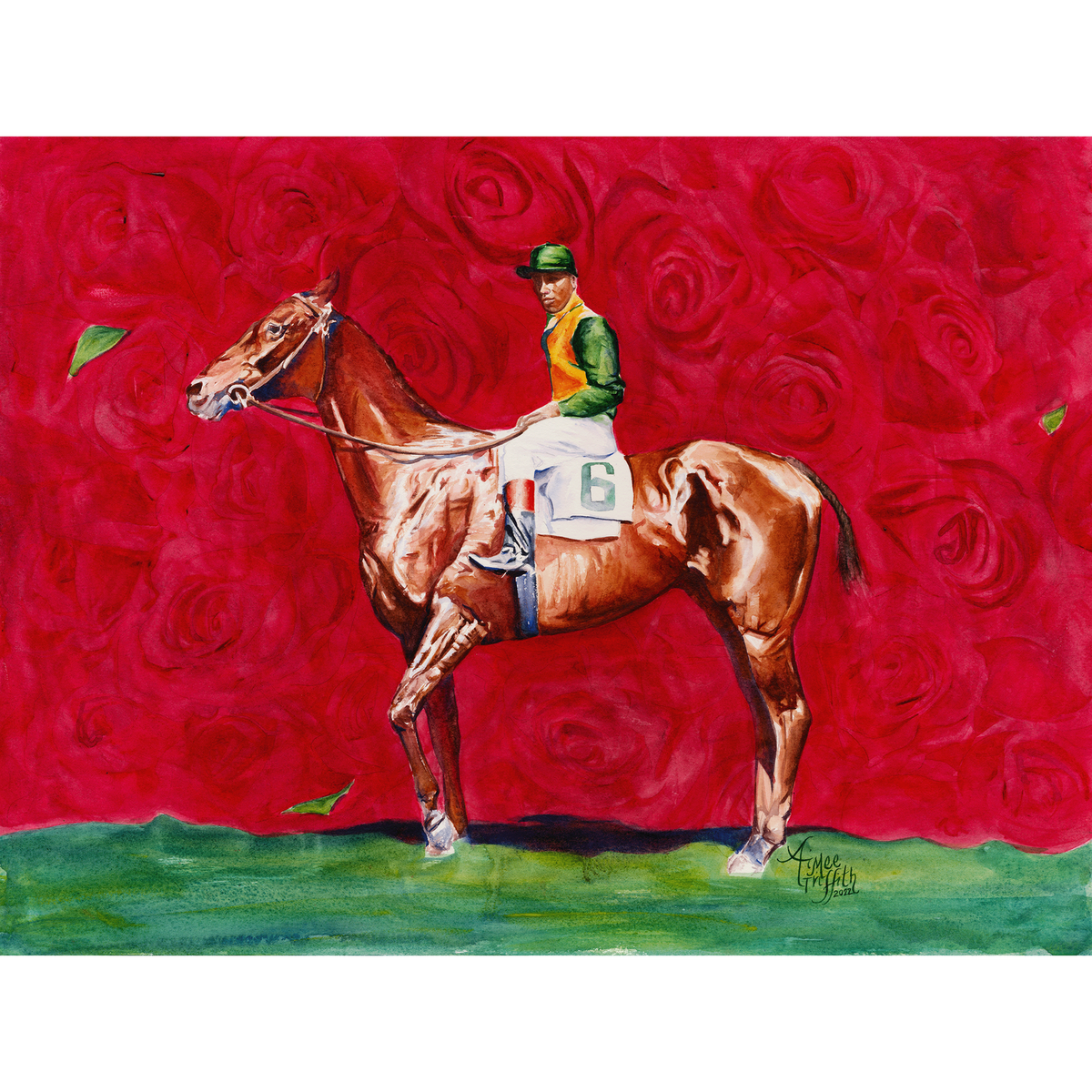 Tea Towel - The Jockey's by Kayla Weber - The Louisville