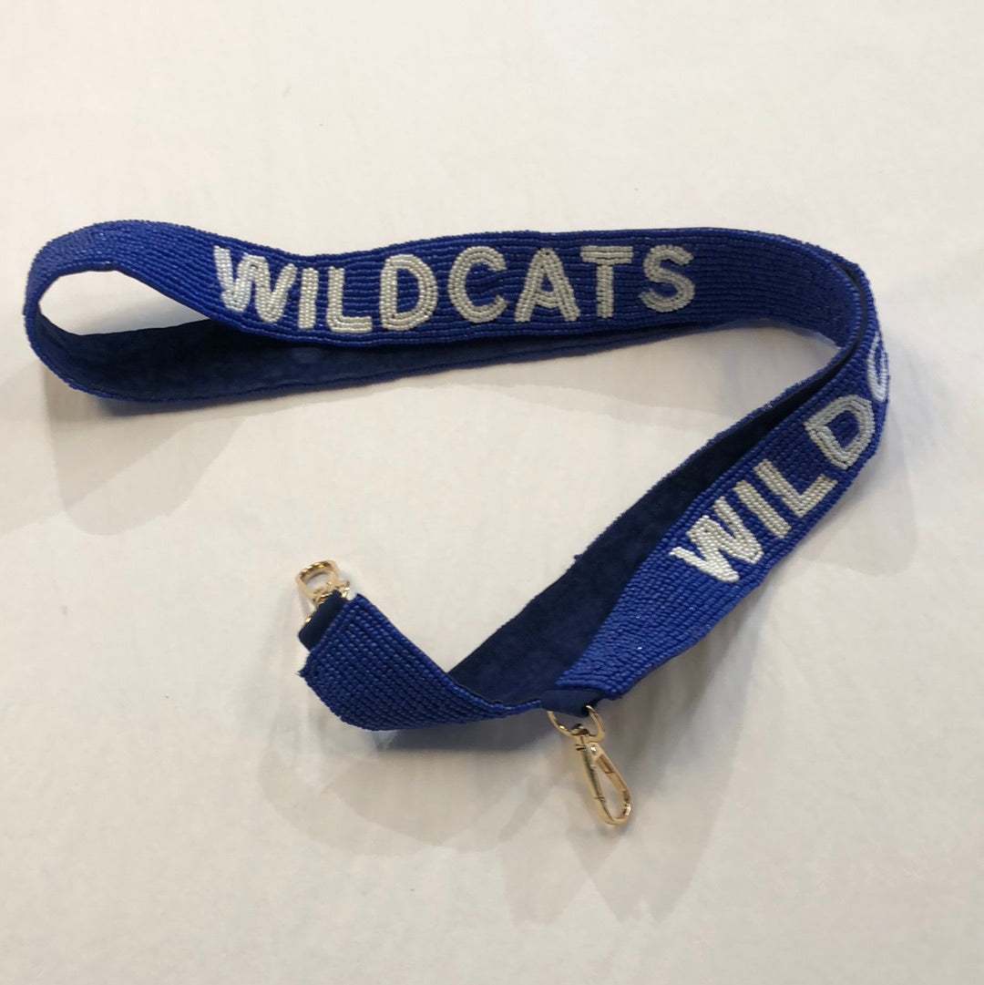 Beaded Purse Strap-WILDCATS