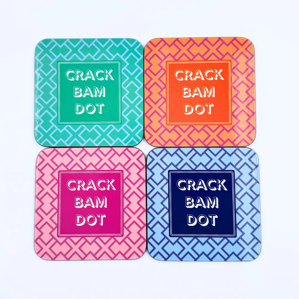 Mahjong Coasters, 4 Set