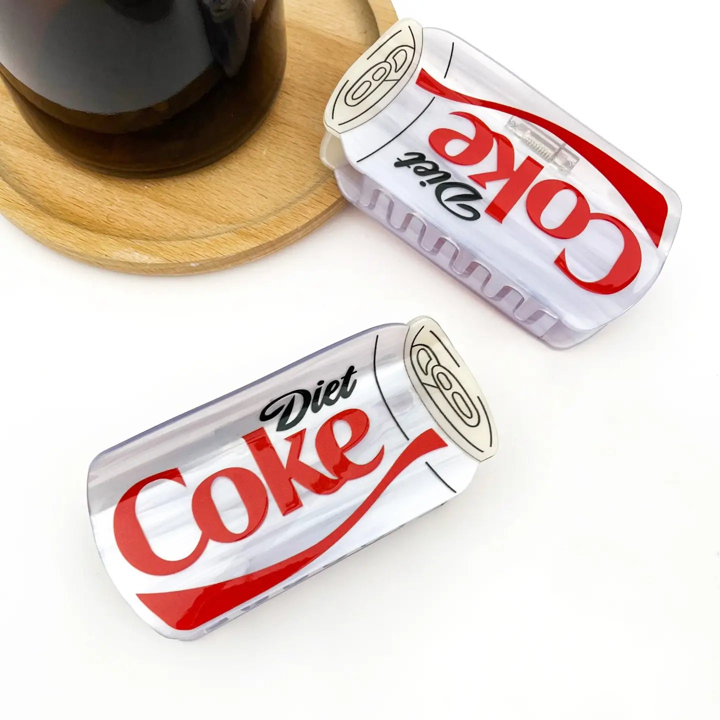 Diet Coke Bottle Hair Claw Clip