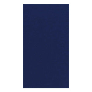 Paper Linen Solid Guest Towel Napkins in Navy Blue - 12 Per Package