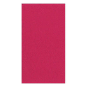 Paper Linen Solid Guest Towel Napkins in Fuchsia - 12 Per Package