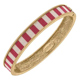 Cabana Stripes Hinge Bangle