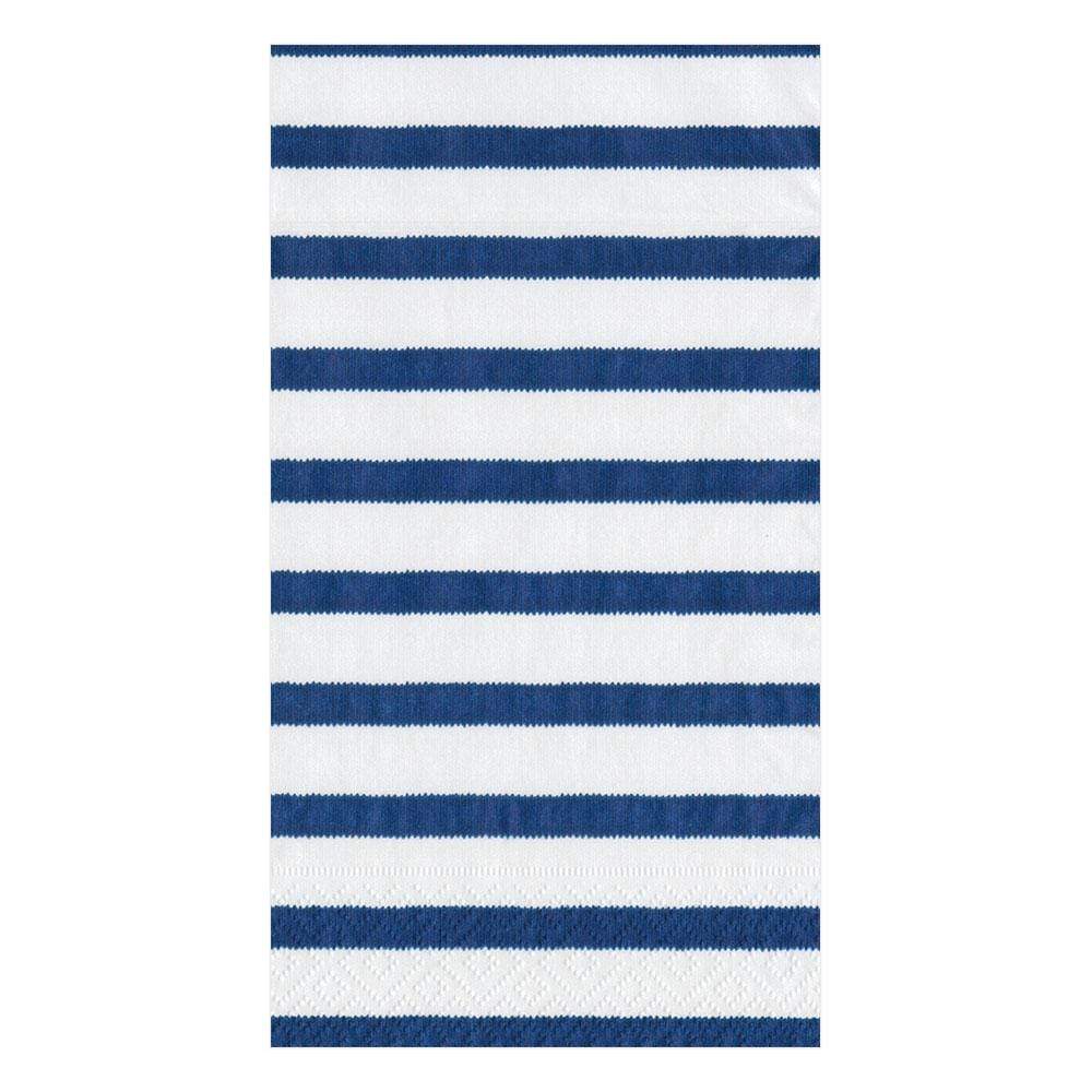 Bretagne Paper Guest Towel Napkins in Blue - 15 Per Package