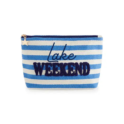 Morgan "Lake Weekend" Large Zip Pouch