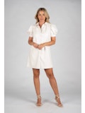 VIVIENNE WHITE PUMINI DRESS