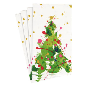 Splatter Tree Paper Guest Towel Napkins