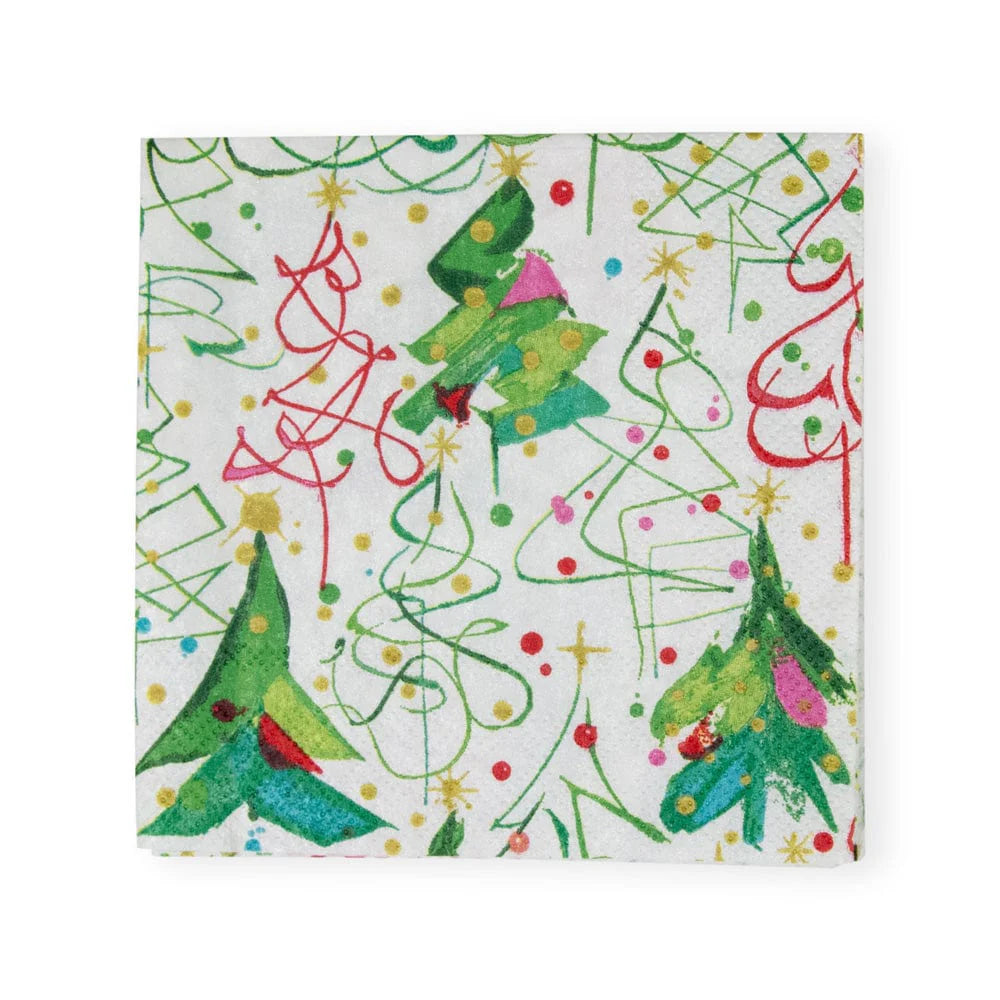 Pop Christmas Cocktail Napkins