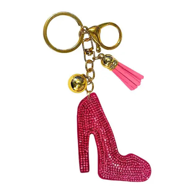 Shoe Crystal Bling Keychains