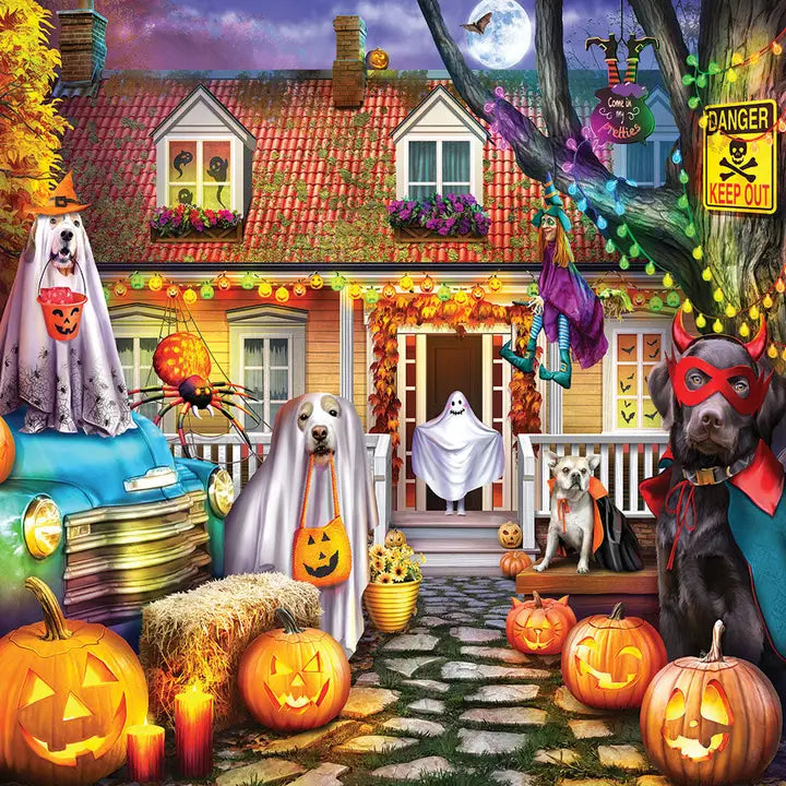 Halloween Dog House (2063pz) - 1000 Piece Jigsaw Puzzle