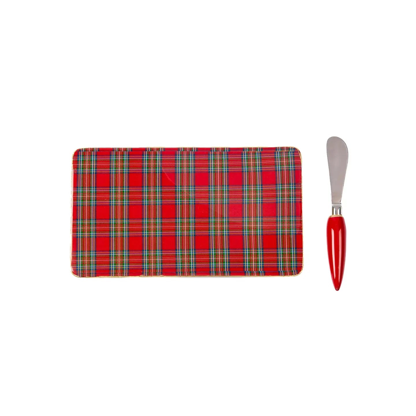 Tartan Plaid Cutting Board Set