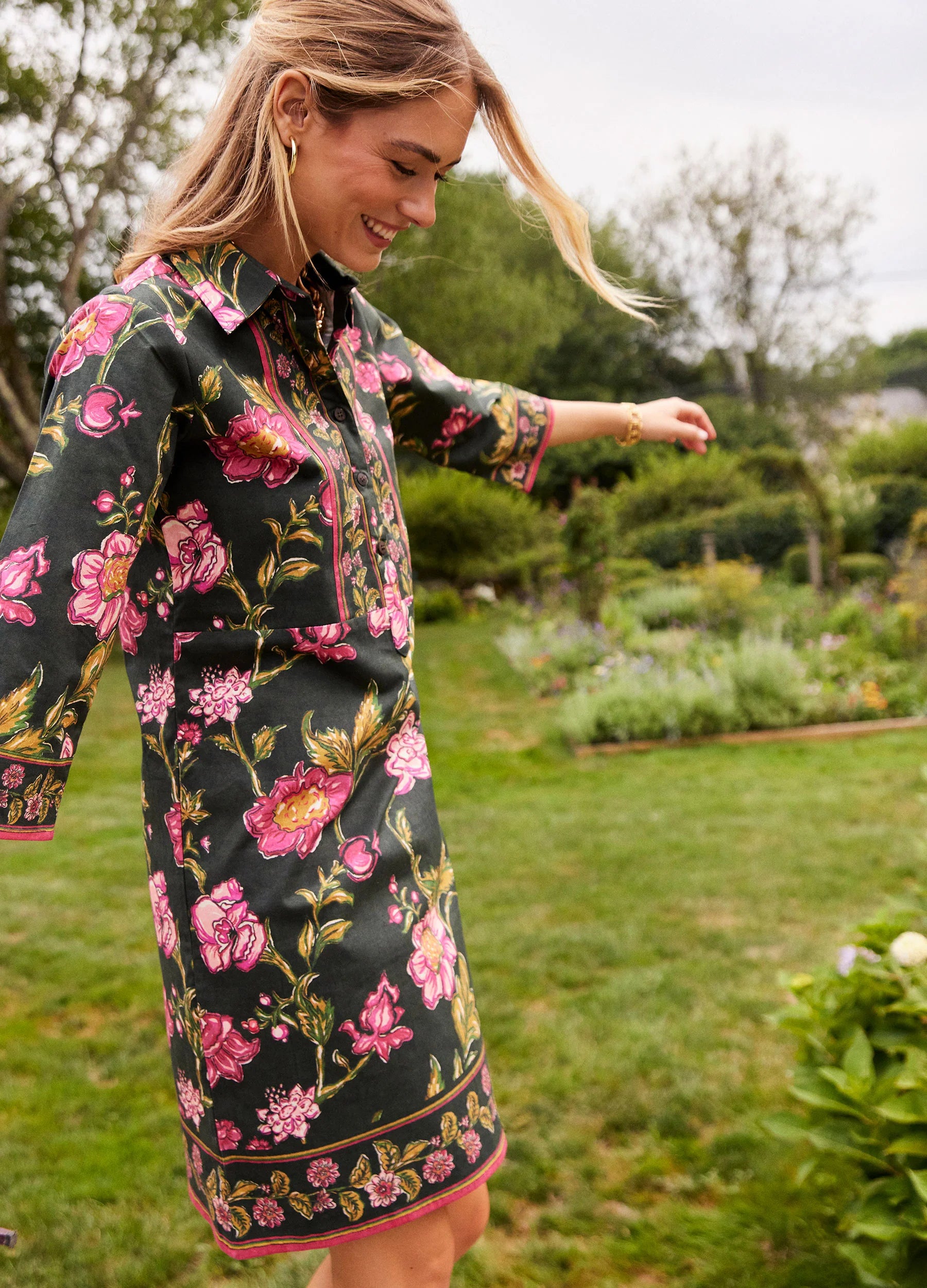 Lila Pink Charlie Shirtdress