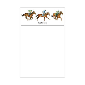 Vintage Horse Racing Notepad (Large)
