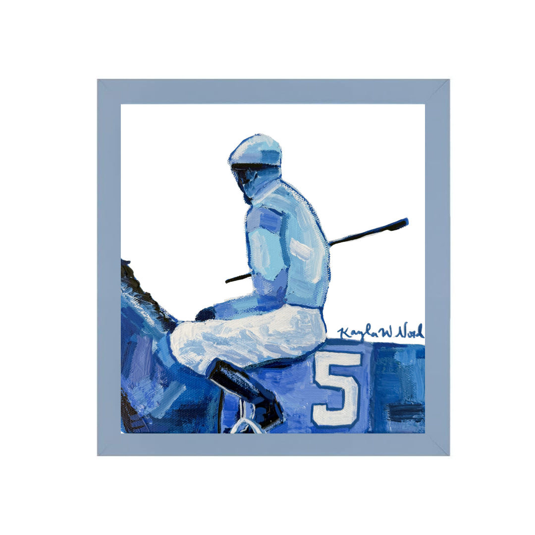 "Blue No. 5" (PRINT) 8X8