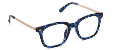Peepers Reading Glasses - Limelight - Navy Tortoise