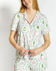 Nutcracker Trellis Short Sleeve Button Up Pajama Set