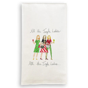 All the Jingle Ladies - Tea Towel