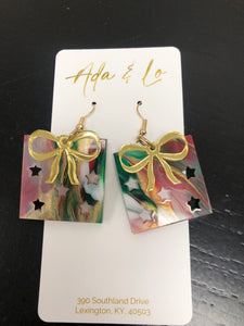 Christmas Gift / Christmas Present Acrylic Earrings