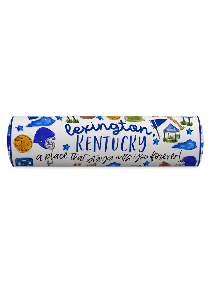 Lexington, Ky Multi Sport Bolster Pillow