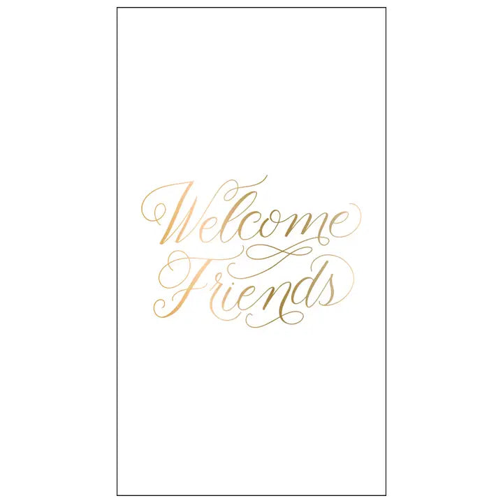 Welcome Friends Guest Towel