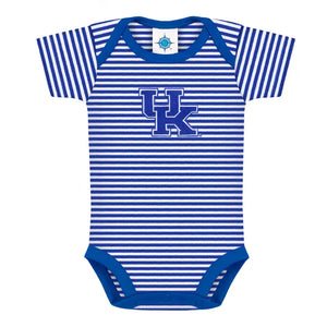 Kentucky Wildcats Striped Infant Bodysuit-Royal Blue