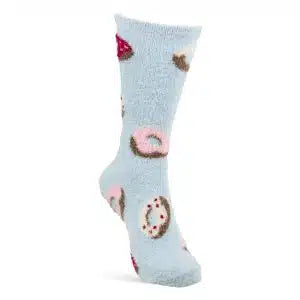 Food & Drinks Fuzzy Socks-Doughnuts
