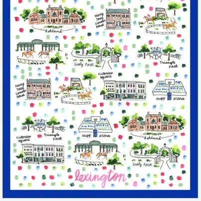 Double Sided Lexington Tea Towel