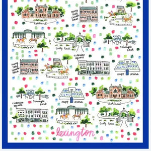 Double Sided Lexington Tea Towel