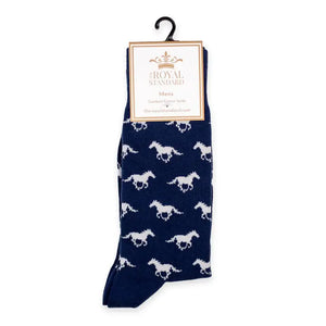 Men's Mustang Socks Navy/White One Size