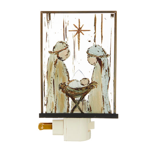 6.25" HOLY FAMILY NIGHT LIGHT