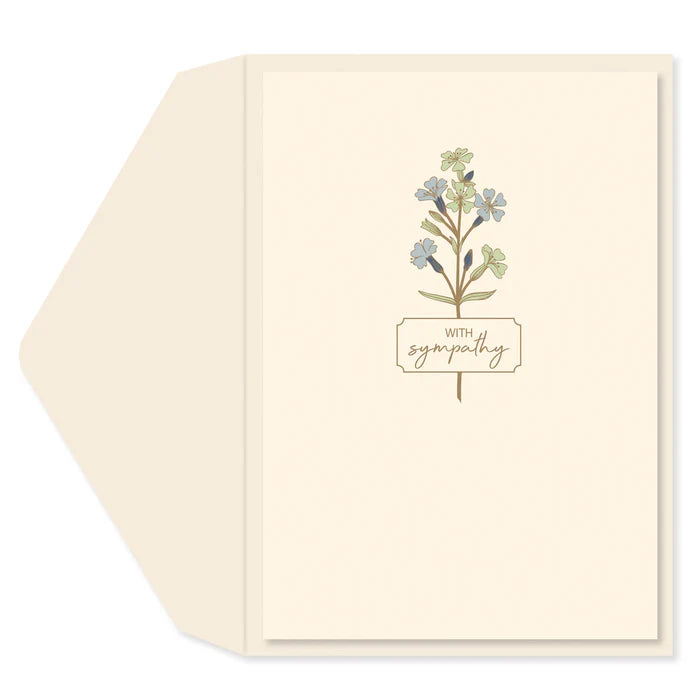 Wildflowers Sympathy Card