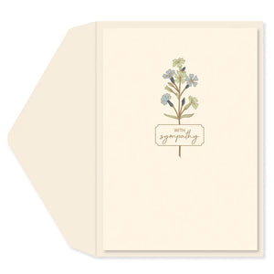 Wildflowers Sympathy Card