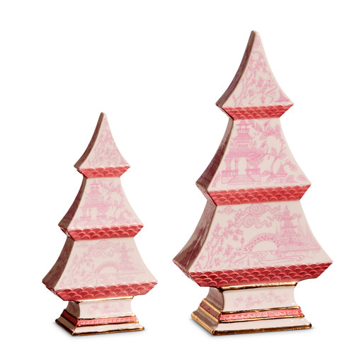 PINK CHINOISERIE TREES