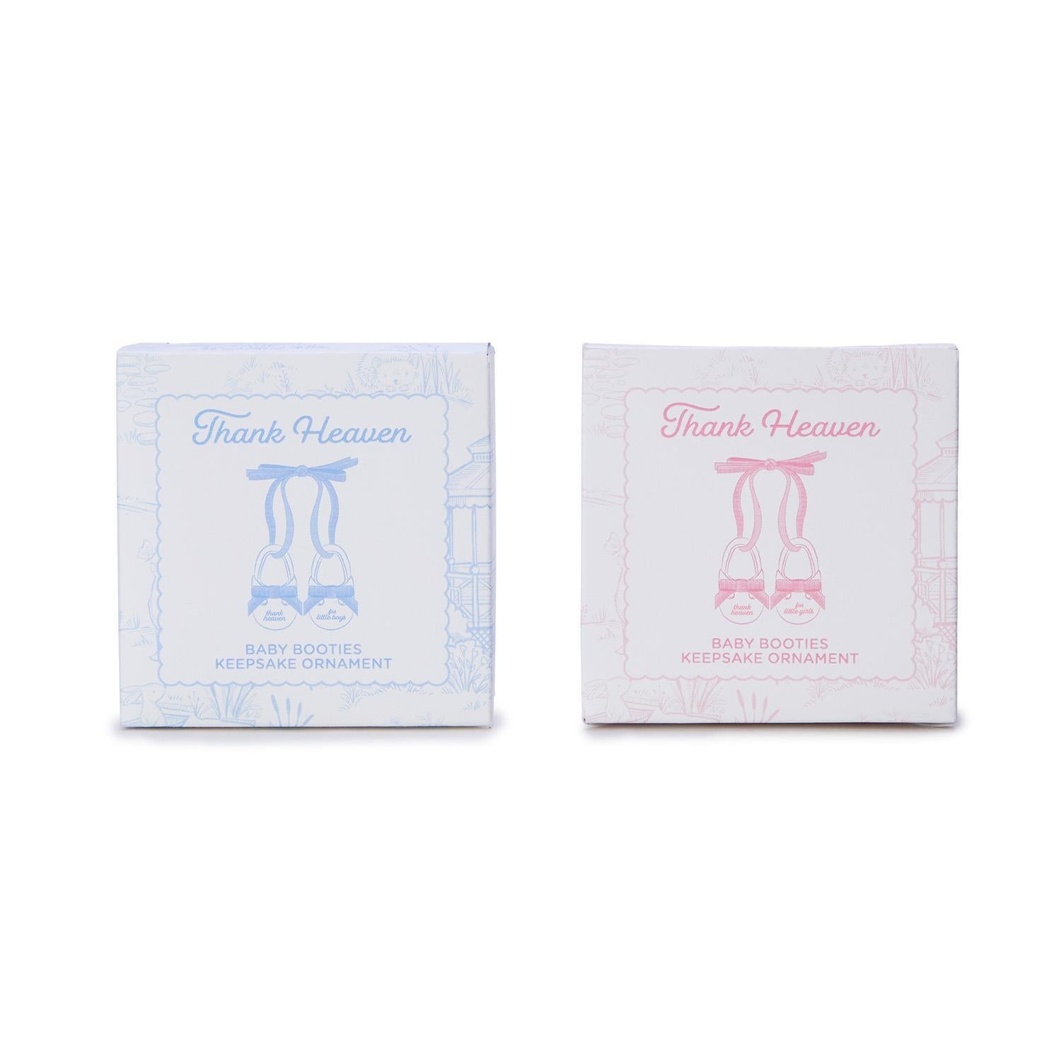 Thank Heaven Pair of Baby Shoes Keepsake Ornament in Gift Box-Boy