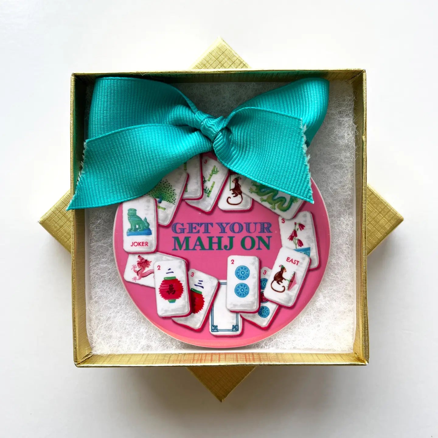Get Your Mahj On Christmas Ornament