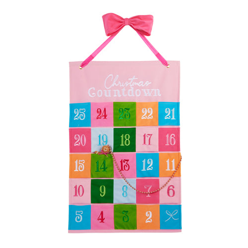 31.5" COLOR BLOCK ADVENT CALENDAR