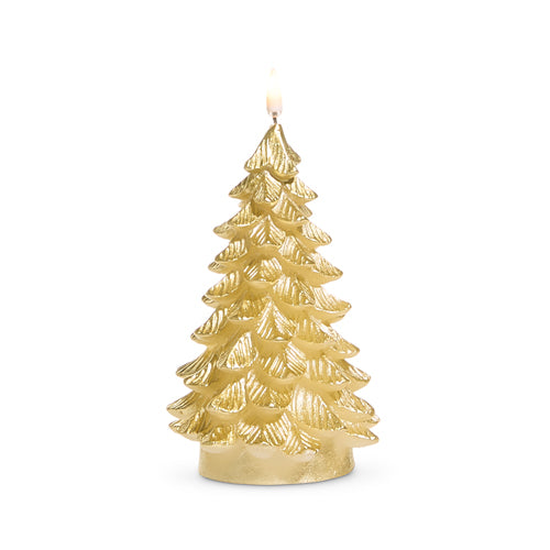 6.5" GOLD TREE CANDLE
