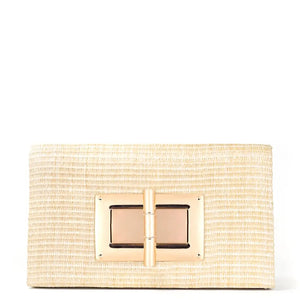 Straw Lillian Clutch