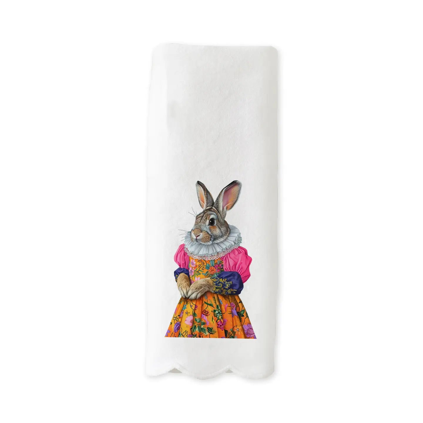 Scallop Tea Towel Ms.Bunny