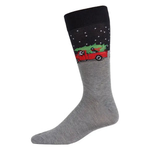 Holiday Pup Pickup Crew Socks