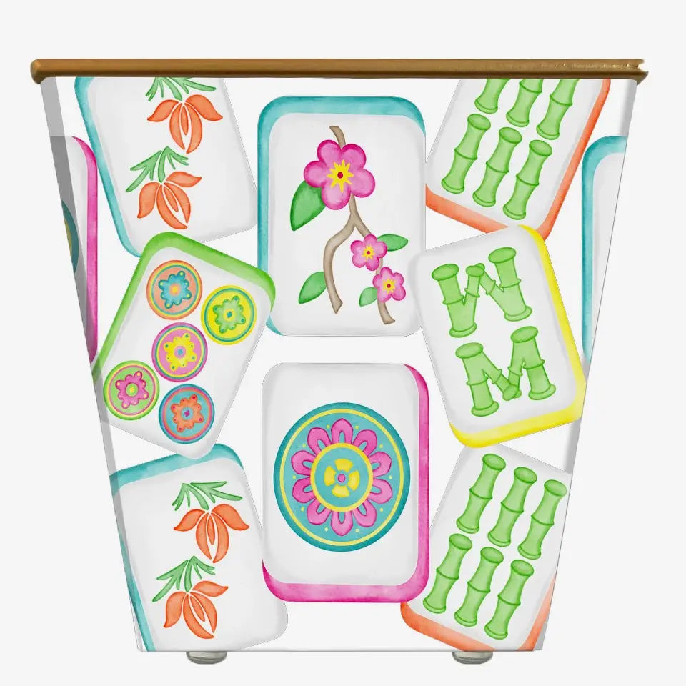 Mahjong Neon Cachepot Candle