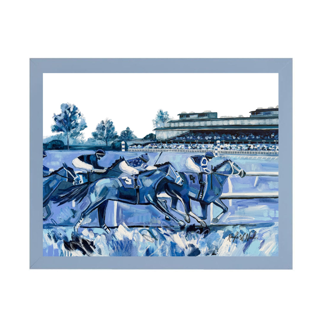 "Keene On Blue" (PRINT) 8X10