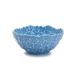 Blue Hydrangea Tidbit Bowls (food safe, dishwasher safe) - Porcelain