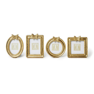 Golden Butterfly Gold Leaf Finish Photo Frame-Round
