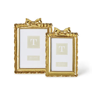 Vintage Gold Frames with Accent Bow 4X6