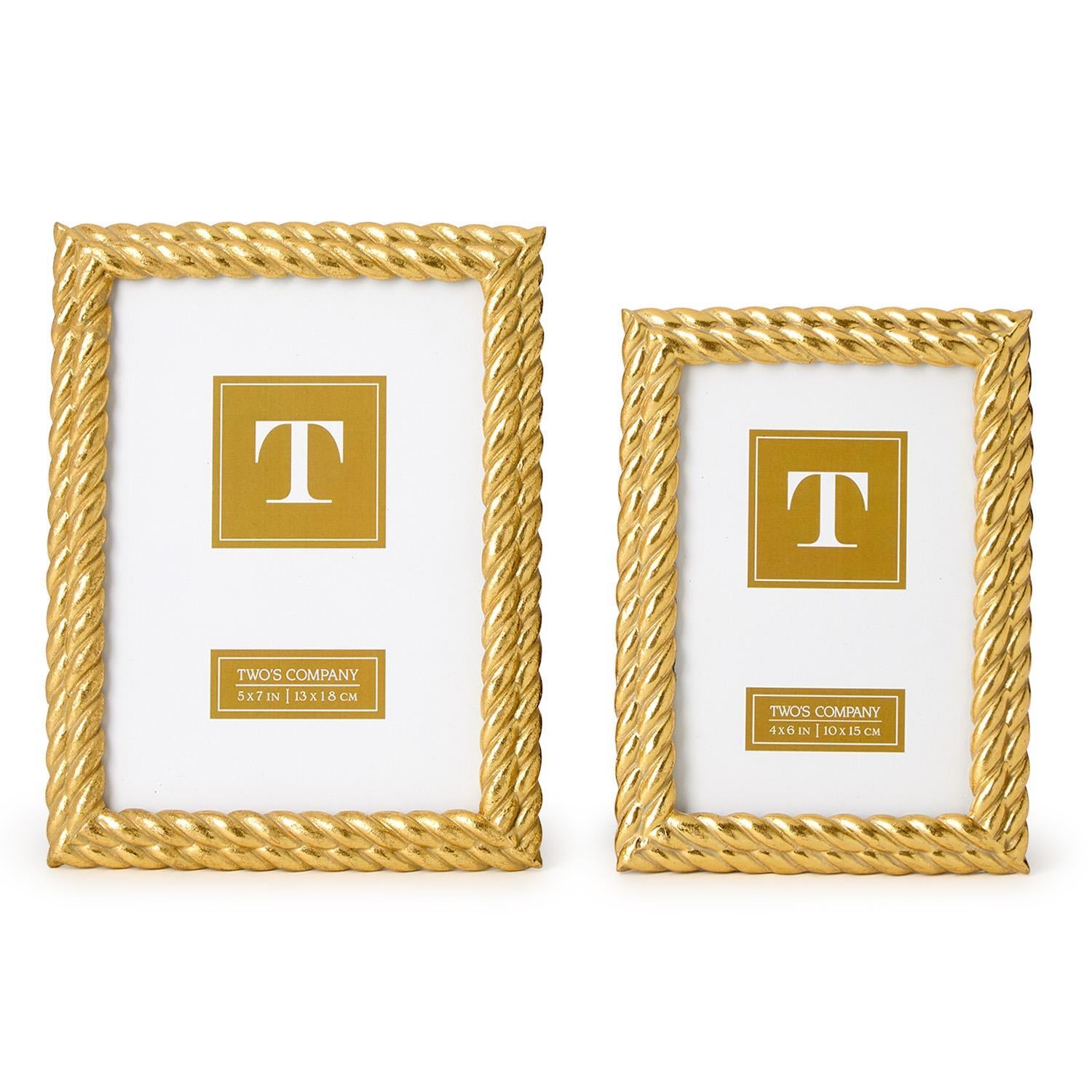 Gold Double Rope Frame