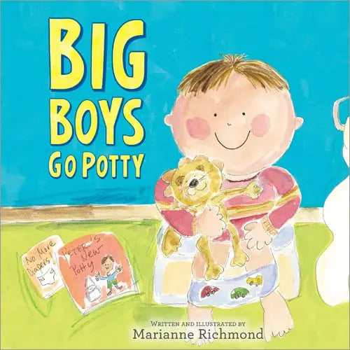 Big Boys Go Potty Children's Book